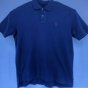 Polo by Ralph Lauren Navy Polo with Red Pony